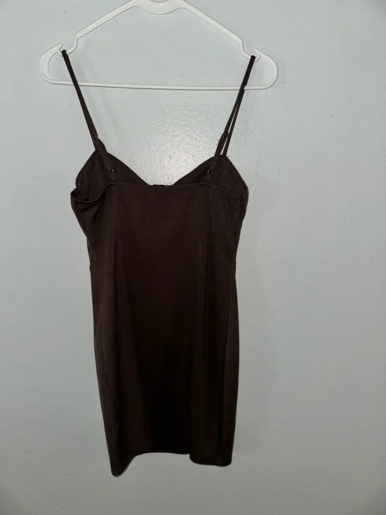 wild fable Chocolate Brown Bustier Mini Dress - Picture 2 of 4